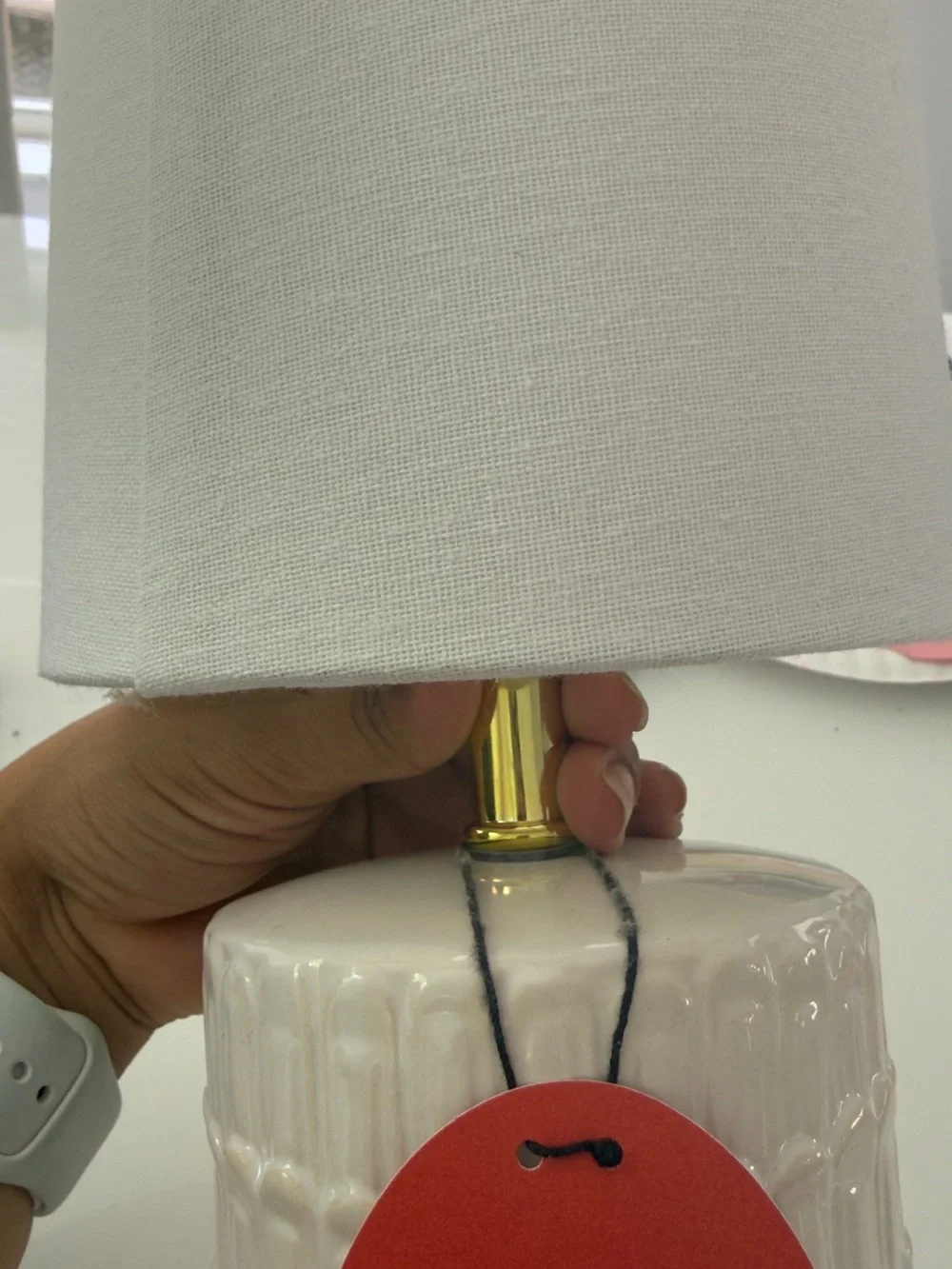 Opalhouse White Ceramic Table Lamp